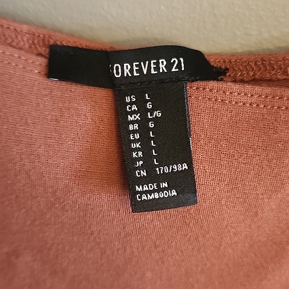 Forever 21 Brown Form Fitting Dress - Picture 3 of 11